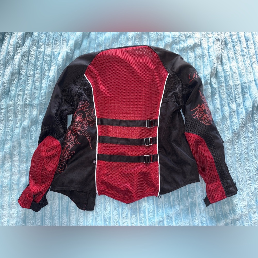 Joe Rocket Cleo 2.2 Women’s Biker Embellished Armoured Lined Mesh Jacket M
